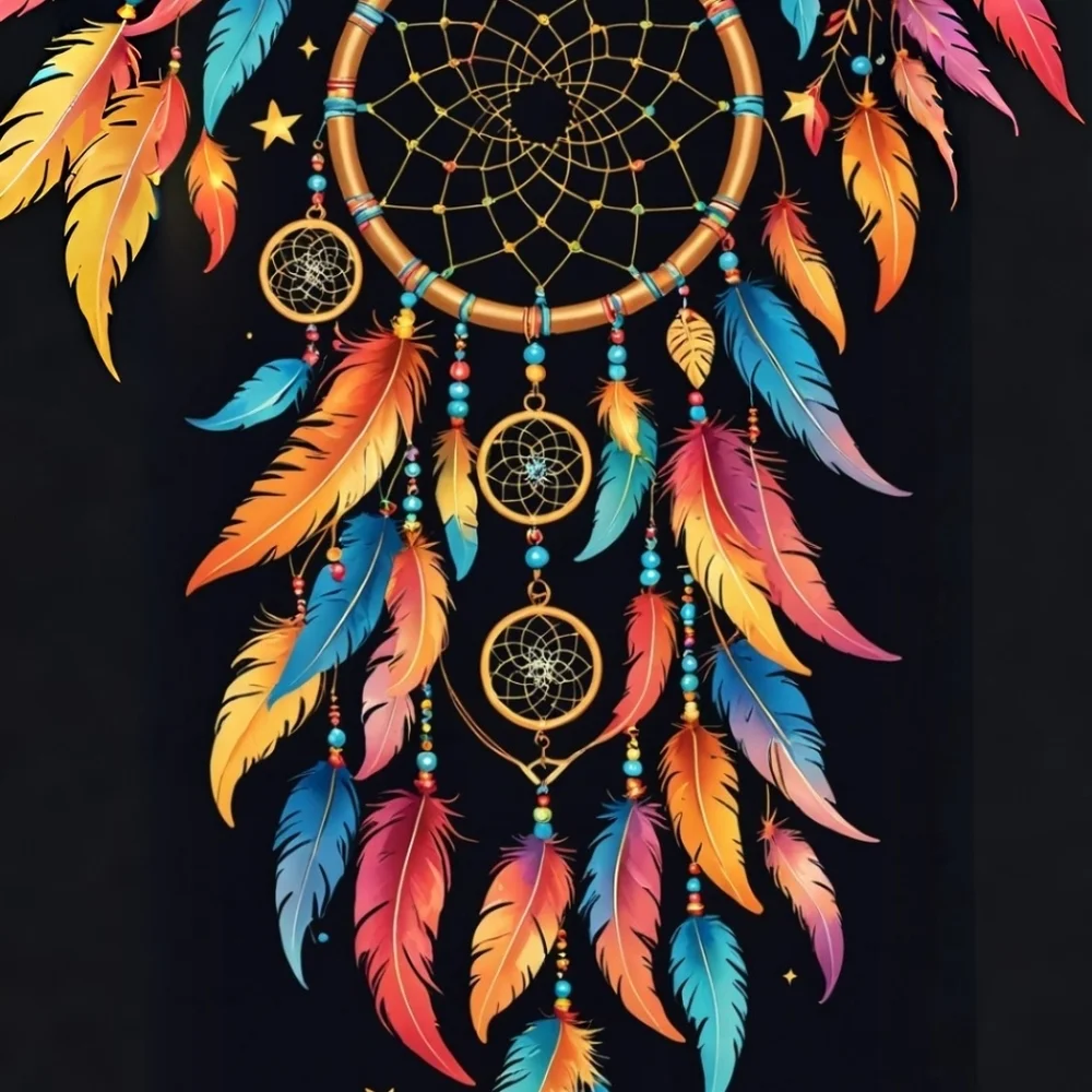 Dreamcatcher In A Glass Front Frame 8x10 Picture AI wall